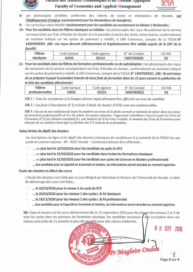 Flyer FSEGA 2026, visuel 4 sur 4